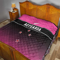 New Zealand Women Cricket Quilt Pink Simple Style