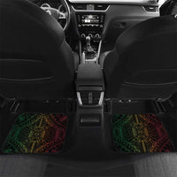 Vanuatu Car Mats Be Strong Pray For Port Vila LT05 Set 2pcs - Back Black - Polynesian Pride