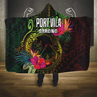 Vanuatu Hooded Blanket Be Strong Pray For Port Vila LT05 - Polynesian Pride