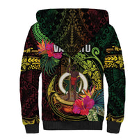 Vanuatu Sherpa Hoodie Be Strong Pray For Port Vila LT05 - Polynesian Pride