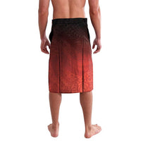 Hawaii and Japan Together Lavalava Polynesian Art Tattoo With Cranes And Sakura - Polynesian Pride