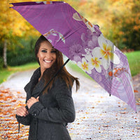 Hawaii And Japan Umbrella Plumeria Lei With Koi Fish Purple LT05 - Polynesian Pride