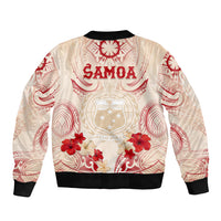 Siva Samoa Bomber Jacket Samoan Taupou With Polynesian Pattern LT05 - Polynesian Pride