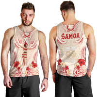Siva Samoa Men Tank Top Samoan Taupou With Polynesian Pattern LT05 - Polynesian Pride