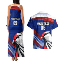 Custom Samoa Rugby Couples Matching Tank Maxi Dress and Hawaiian Shirt Manuma Ptilinopus Perousii