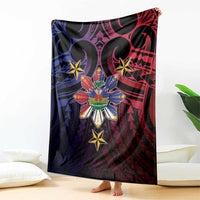 Haiti Philippines Blanket Haitian Coat Of Arms With Filipino Sun LT05 - Polynesian Pride