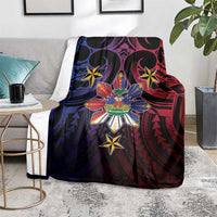 Haiti Philippines Blanket Haitian Coat Of Arms With Filipino Sun LT05 - Polynesian Pride