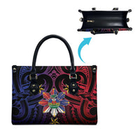 Haiti Philippines Leather Bag Haitian Coat Of Arms With Filipino Sun LT05 - Polynesian Pride