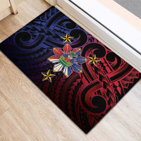 Haiti Philippines Rubber Doormat Haitian Coat Of Arms With Filipino Sun LT05 - Polynesian Pride