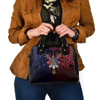 Haiti Philippines Shoulder Handbag Haitian Coat Of Arms With Filipino Sun LT05 - Polynesian Pride