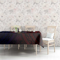 Haiti Philippines Tablecloth Haitian Coat Of Arms With Filipino Sun LT05 - Polynesian Pride
