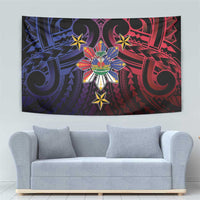 Haiti Philippines Tapestry Haitian Coat Of Arms With Filipino Sun LT05 - Polynesian Pride