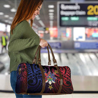 Haiti Philippines Travel Bag Haitian Coat Of Arms With Filipino Sun LT05 - Polynesian Pride