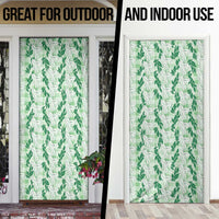 Hawaii Ti Leaf Maile Tuberose Lei Door Cover With Hanalei Leaf Green LT05 - Polynesian Pride