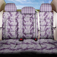 Hawaii Ti Leaf Maile Tuberose Lei Back Car Seat Cover With Hanalei Leaf Purple LT05 One Size Purple - Polynesian Pride