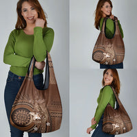 Samoa Tatau Marlin Grocery Bag With Siapo Motifs Brown LT05 - Polynesian Pride