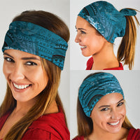 Samoa Tatau Marlin Neck Gaiter With Siapo Motifs Teal LT05 - Polynesian Pride