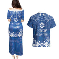 Wikin te Taetae ni Kiribati Couples Matching Puletasi and Hawaiian Shirt Pacific Tapa Pattern LT05 - Polynesian Pride