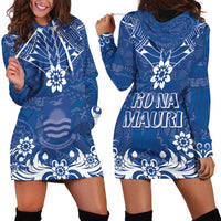 Wikin te Taetae ni Kiribati Hoodie Dress Pacific Tapa Pattern LT05 - Polynesian Pride