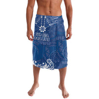 Wikin te Taetae ni Kiribati Lavalava Pacific Tapa Pattern LT05 Blue - Polynesian Pride