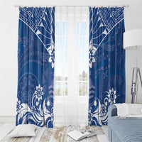 Wikin te Taetae ni Kiribati Window Curtain Pacific Tapa Pattern LT05 - Polynesian Pride