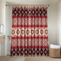 Tonga Language Week Bathroom Set Lea Faka-Tonga Everyday LT05 Shower Curtain Only Beige - Polynesian Pride