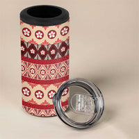 Tonga Language Week 4 in 1 Can Cooler Tumbler Lea Faka-Tonga Everyday LT05 - Polynesian Pride