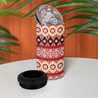 Tonga Language Week 4 in 1 Can Cooler Tumbler Lea Faka-Tonga Everyday LT05 - Polynesian Pride