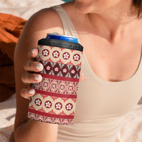 Tonga Language Week 4 in 1 Can Cooler Tumbler Lea Faka-Tonga Everyday LT05 - Polynesian Pride