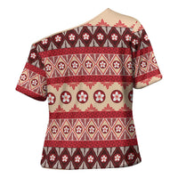 Tonga Language Week Cross Shoulder Shirt Lea Faka-Tonga Everyday LT05 - Polynesian Pride