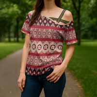 Tonga Language Week Cross Shoulder Shirt Lea Faka-Tonga Everyday LT05 - Polynesian Pride