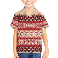 Tonga Language Week Kid Hawaiian Shirt Lea Faka-Tonga Everyday - Polynesian Pride