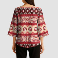 Tonga Language Week Kimono Sleeve Blouse Lea Faka-Tonga Everyday LT05 - Polynesian Pride