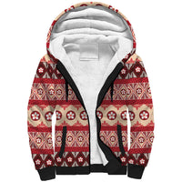 Tonga Language Week Sherpa Hoodie Lea Faka-Tonga Everyday LT05 Unisex Beige - Polynesian Pride