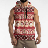 Tonga Language Week Sleeveless Zip Hoodie Lea Faka-Tonga Everyday LT05 - Polynesian Pride