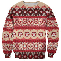 Tonga Language Week Sweatshirt Lea Faka-Tonga Everyday LT05 Unisex Beige - Polynesian Pride