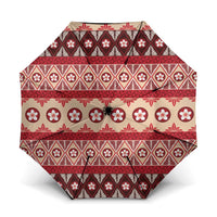 Tonga Language Week Umbrella Lea Faka-Tonga Everyday LT05 One Size Folded 11.42 inch Opened Diameter 37.4 inch Beige - Polynesian Pride