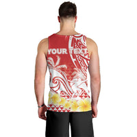Personalised Tahiti Surfing Men Tank Top Polynesian Style LT05 - Polynesian Pride