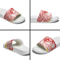 Personalised Tahiti Surfing Slide Sandals Polynesian Style