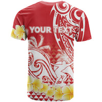 Personalised Tahiti Surfing T Shirt Polynesian Style LT05 - Polynesian Pride