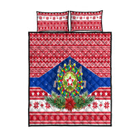 Philippines Christmas Quilt Bed Set Filipino Parol Maligayang Pasko LT05 Red - Polynesian Pride