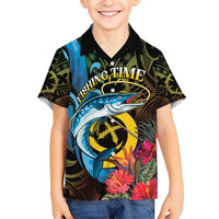 Vanuatu Fishing Kid Hawaiian Shirt It's Time To Fish
