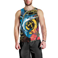 Vanuatu Fishing Men Tank Top It's Time To Fish LT05 - Polynesian Pride