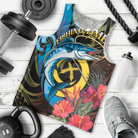 Vanuatu Fishing Men Tank Top It's Time To Fish LT05 - Polynesian Pride