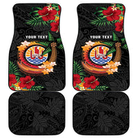 French Polynesia Outrigger Canoe Race Car Mats Tropical Vibe LT05 - Polynesian Pride