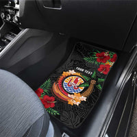 French Polynesia Outrigger Canoe Race Car Mats Tropical Vibe LT05 - Polynesian Pride