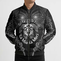 Aotearoa Toitu Te Tiriti Bomber Puffer Jacket Ka Mua Ka Muri LT05 - Polynesian Pride