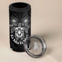 Aotearoa Toitu Te Tiriti 4 in 1 Can Cooler Tumbler Ka Mua Ka Muri LT05 - Polynesian Pride