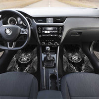Aotearoa Toitu Te Tiriti Car Mats Ka Mua Ka Muri LT05 Set 2pcs - Front Black - Polynesian Pride