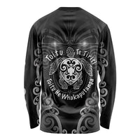 Aotearoa Toitu Te Tiriti Long Sleeve Shirt Ka Mua Ka Muri LT05 - Polynesian Pride